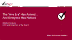 Download Stratton Sclavos's presentation Stratton Sclavos - The Any Era
