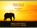 Download Nico Popp's Keynote presentation RSA Keynote presentation